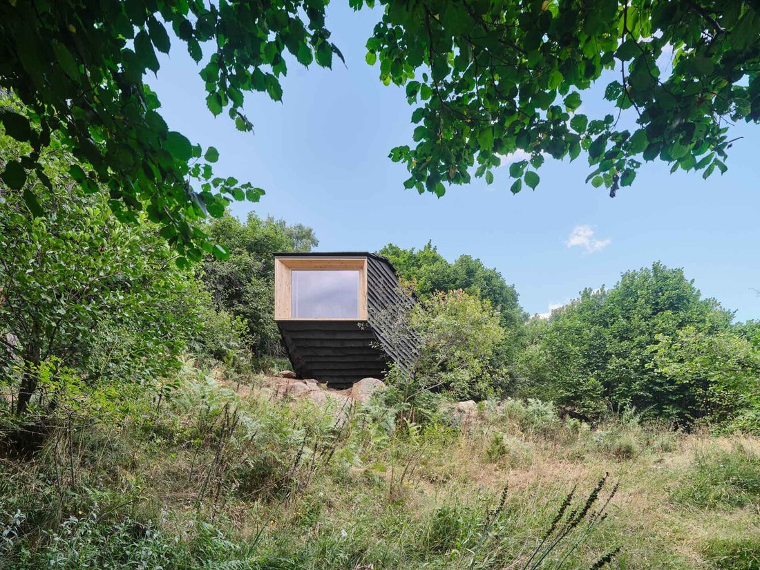 The cabin in late summer.