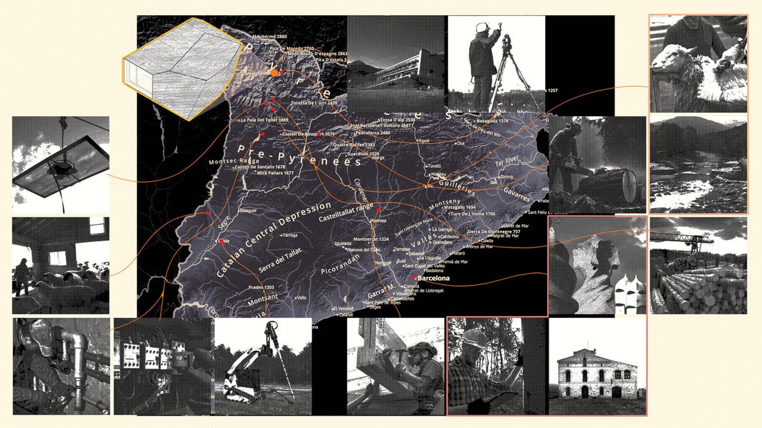 Site and material research board.