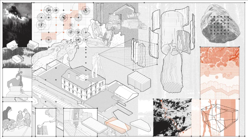 Form-finding sketches.