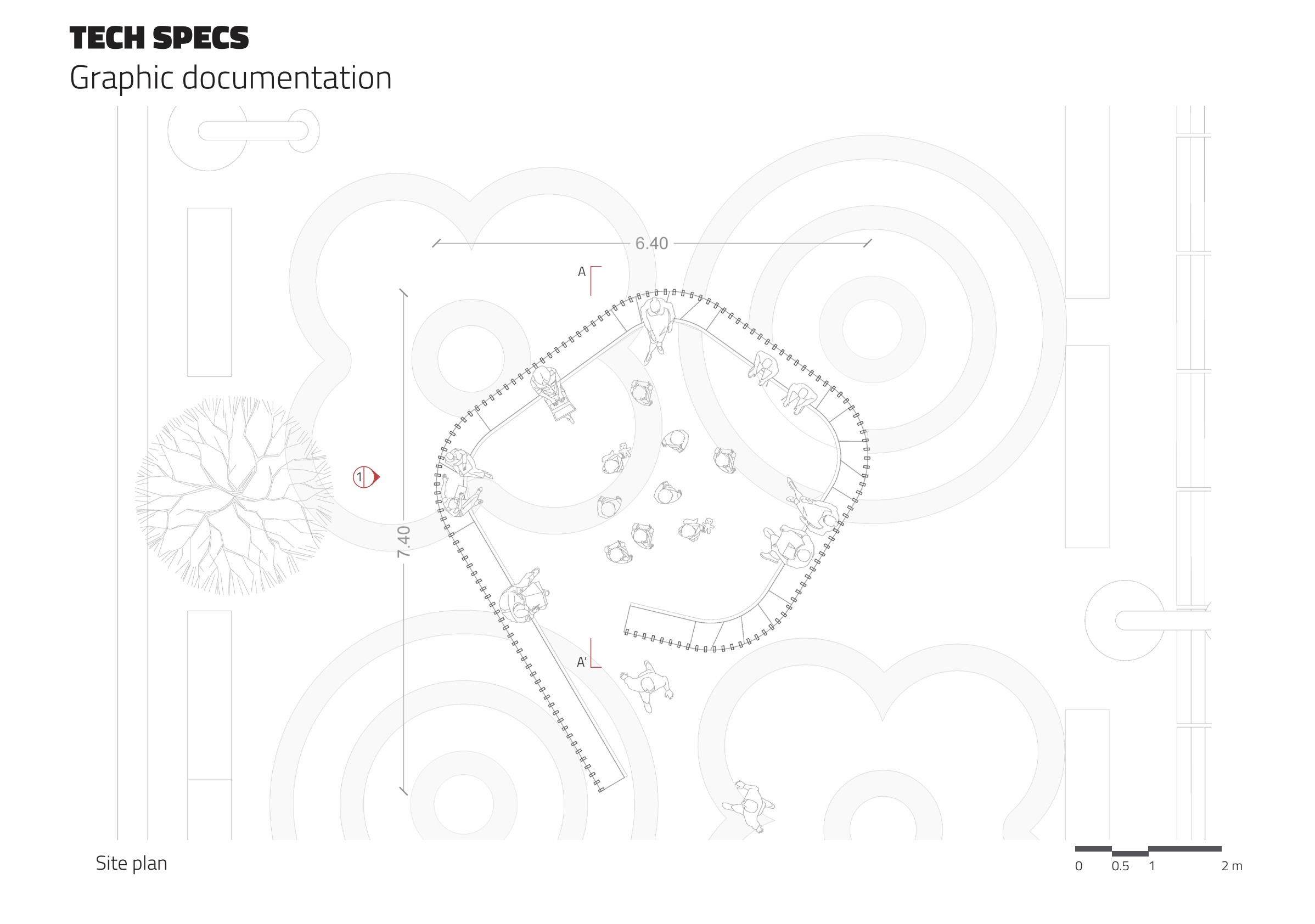 El Cargol — site plan.