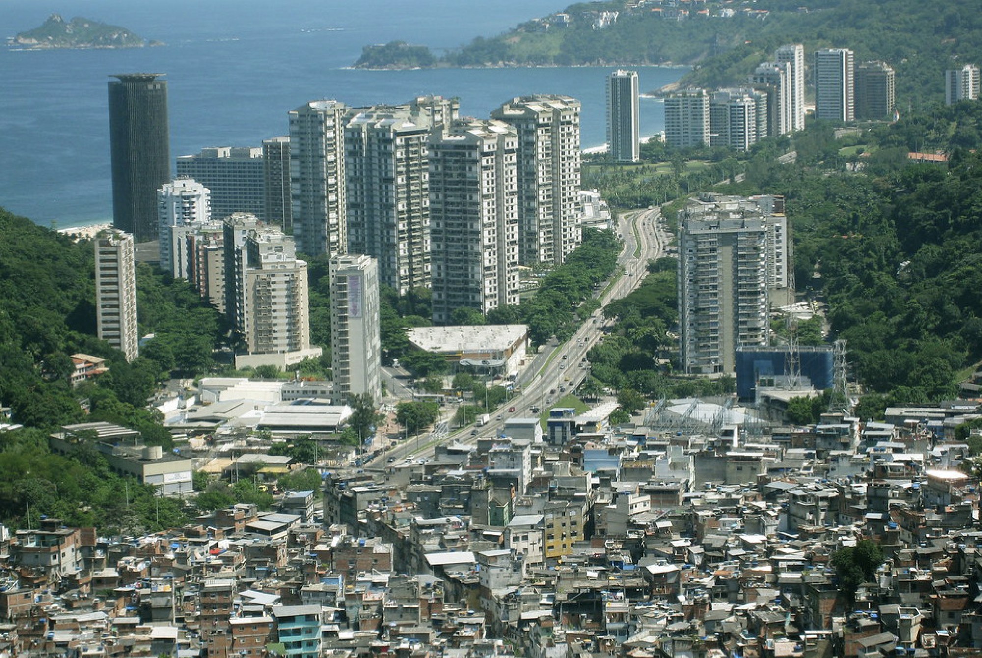 LATAC hosts parallel realities of high-end commercialized development and widespread informal settlements.