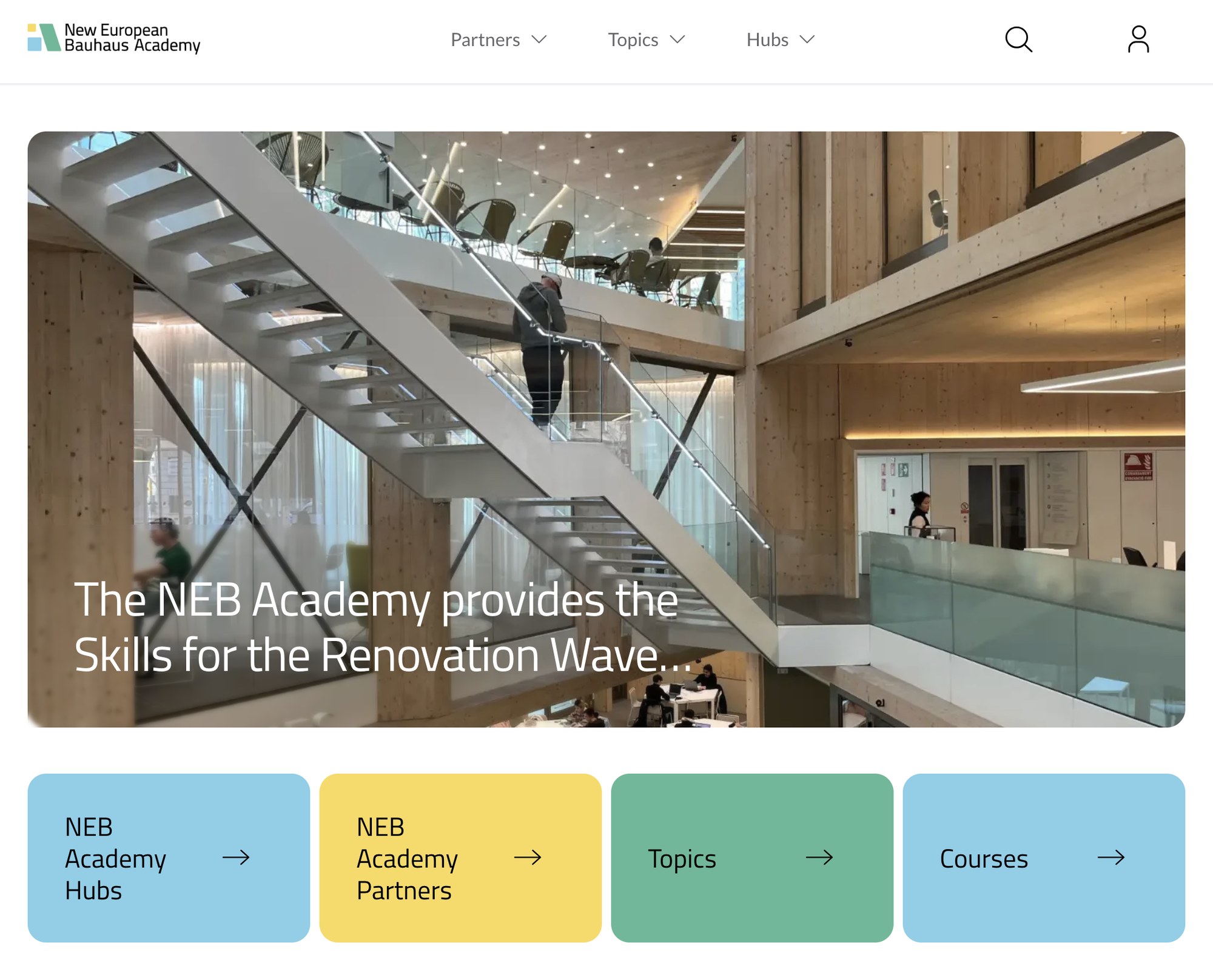 The NEBA online learning platform, built in partnership with TU Delft.