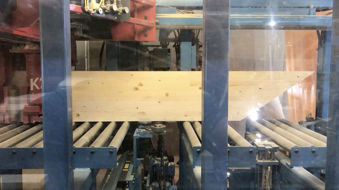 Processing structural frame lumber with CNC tools for precise, complex joineries.