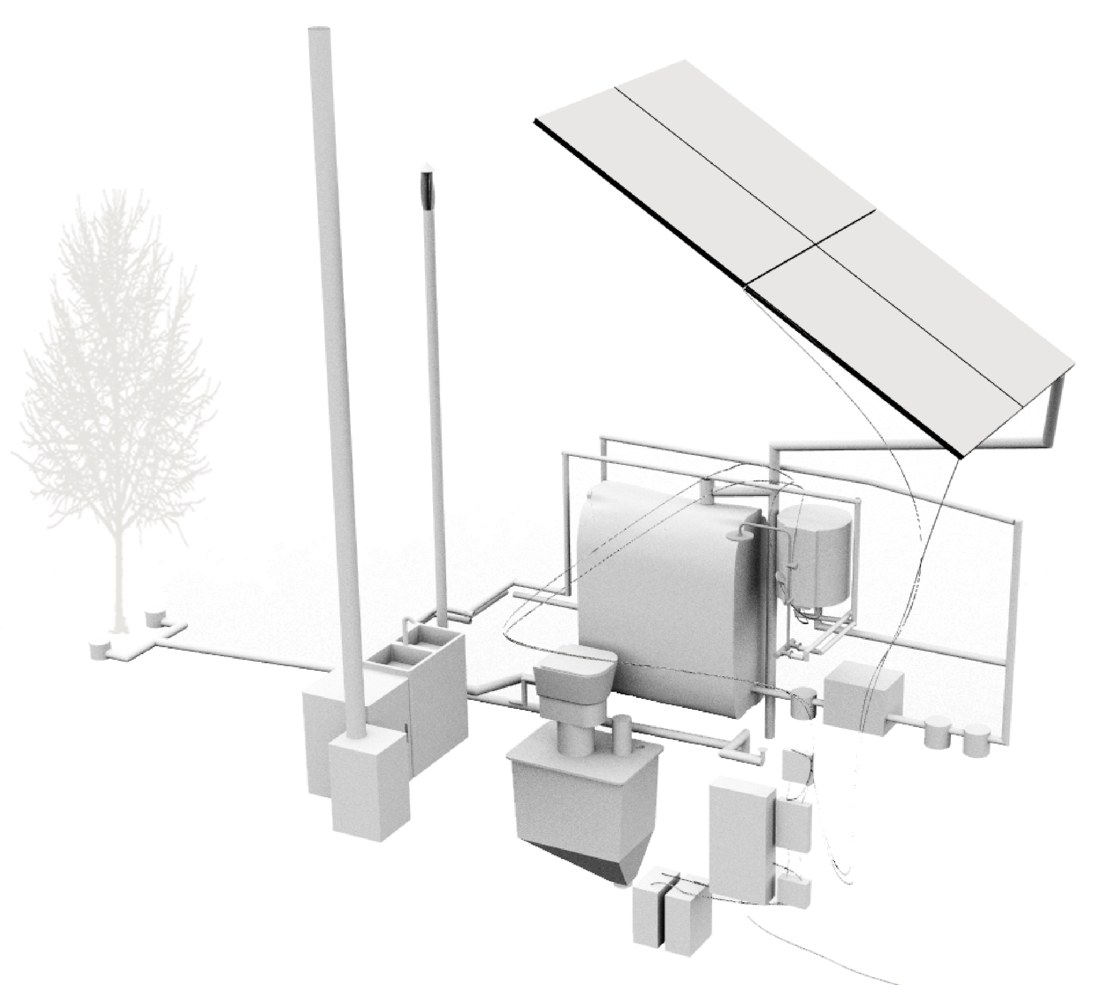 Metabolic systems 3D model.