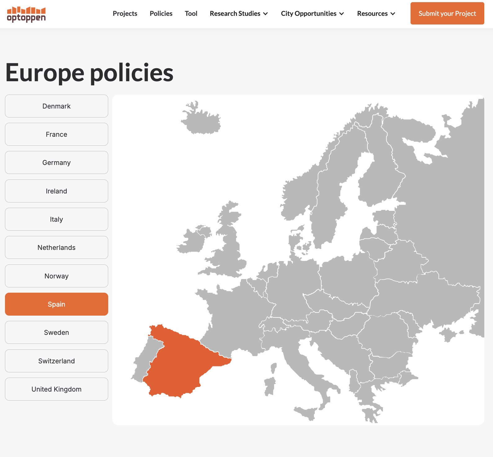 Barriers to successful Optoppen projects are frequently political rather than technical — the Optoppen web platform includes an enabling-policy review of 11 European countries to support regulatory innovation.