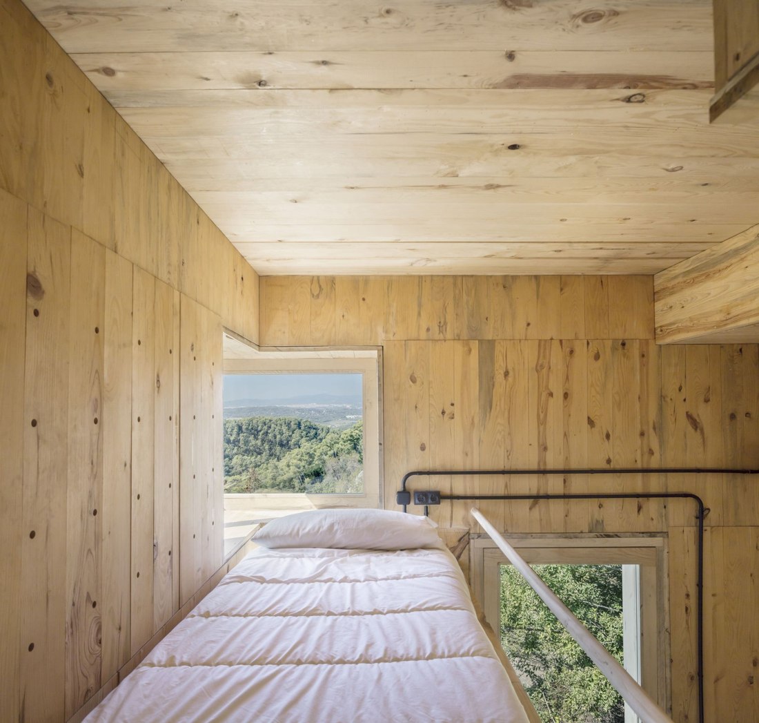 The sleeping loft.